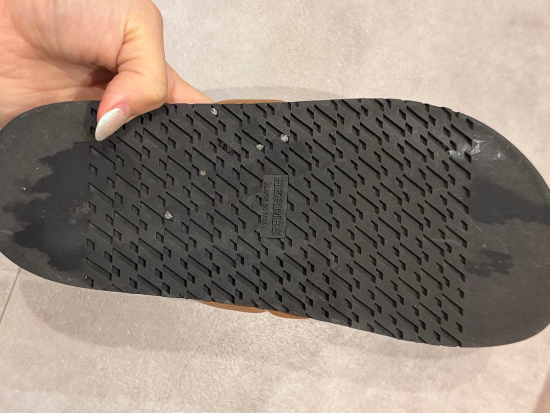 HERMES サンダル エクストラ キャメル