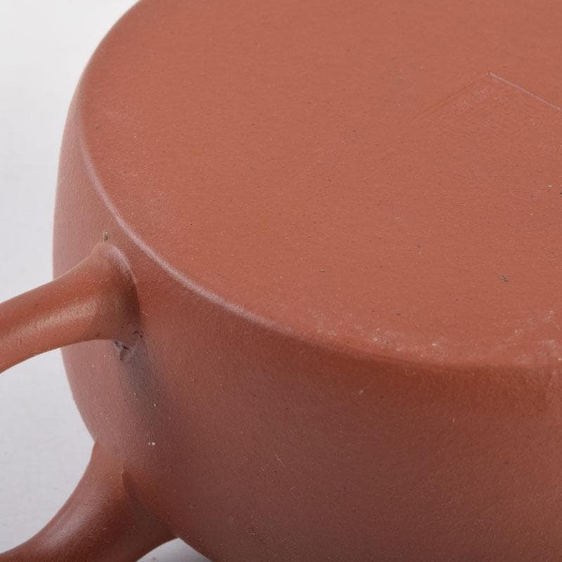 中国　荊渓恵孟臣製　紫砂　朱泥　急須　茶壷　V　9219