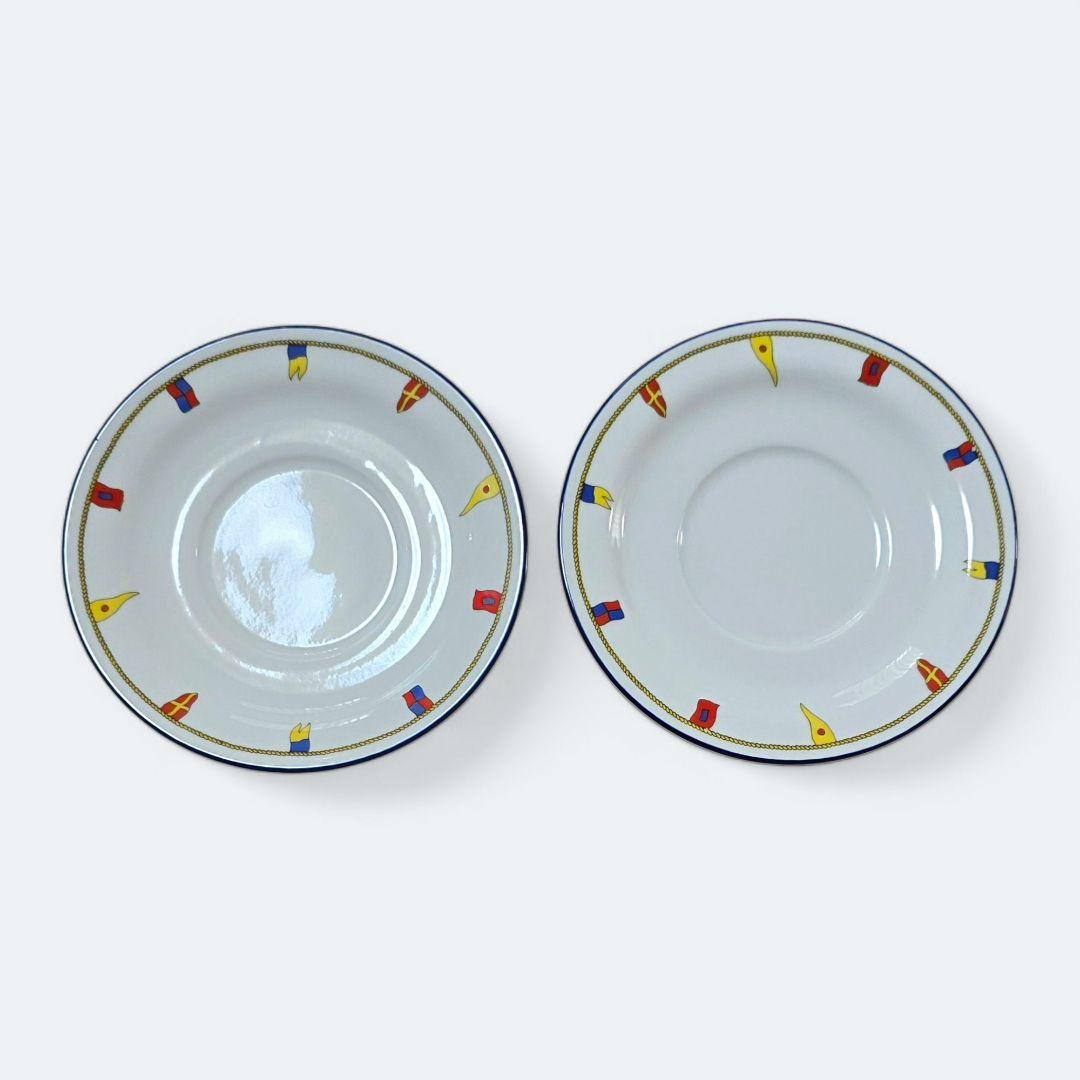 ジノリ　クリッパー　プレート　ポット　カップ　セット　7点　廃盤