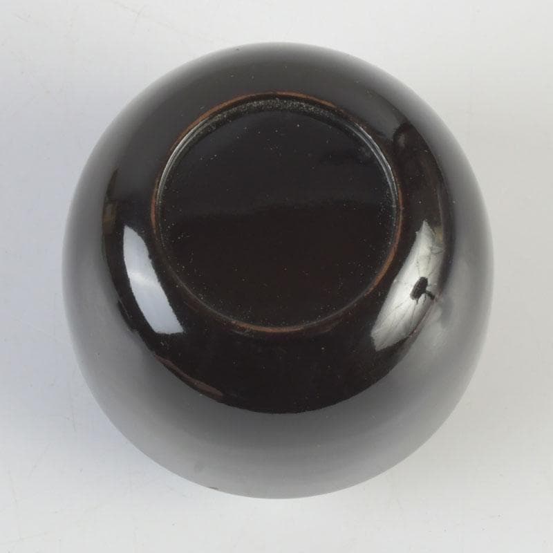 茶道具　黒漆　小棗　仕覆付　又玅斎花押朱書　住山楊甫極め箱　V　9859