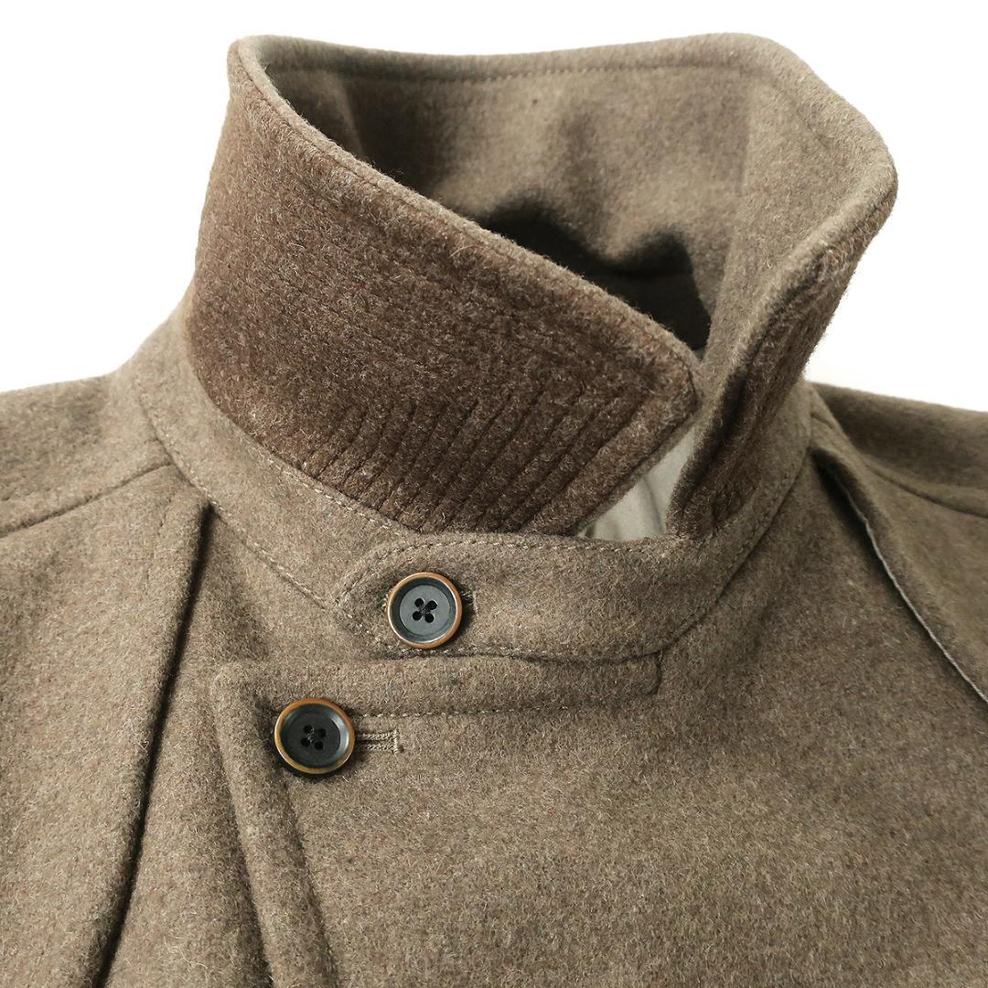 【美品 高級】BANANA REPUBLIC ウールメルトン ダッフルコート