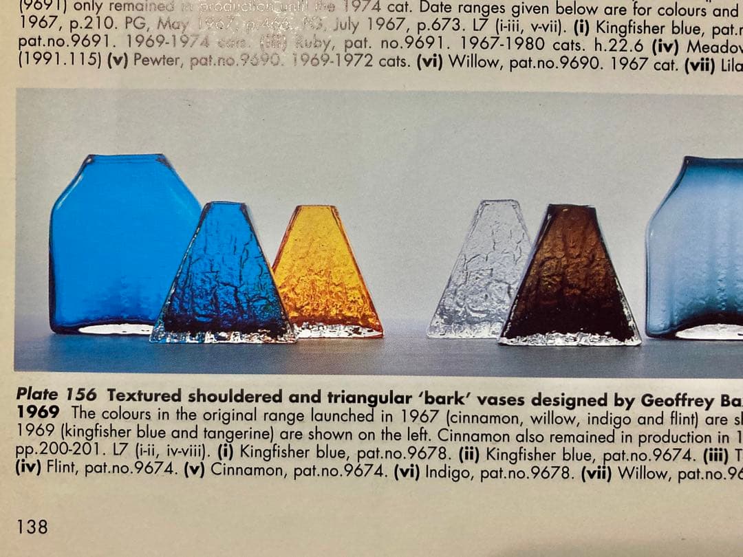 ビンテージ花瓶?(Whitefriars1966年)