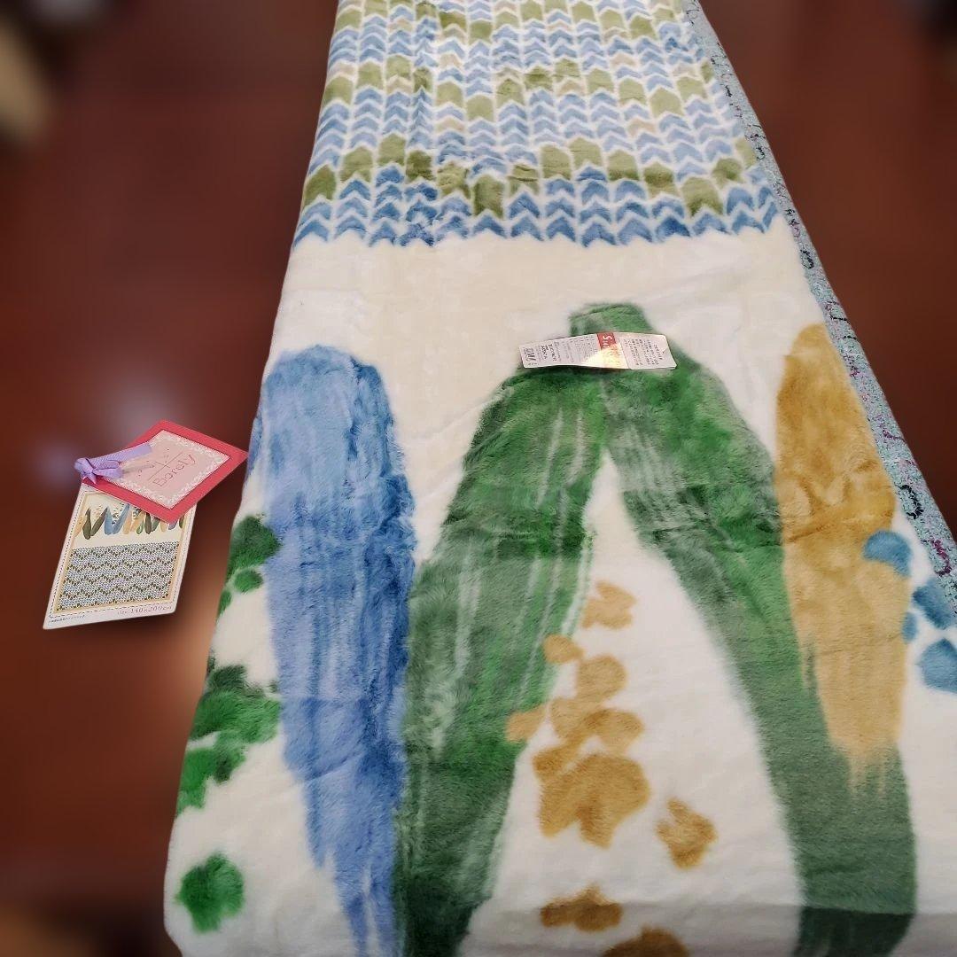 西川リビングニューマイヤー 毛布、 Borelyニットヘヘ縁縁 140x200