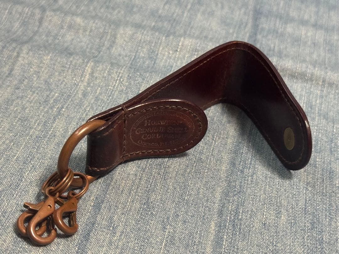 GANZO ガンゾ　SHELLCORDOVAN ループキーホルダー