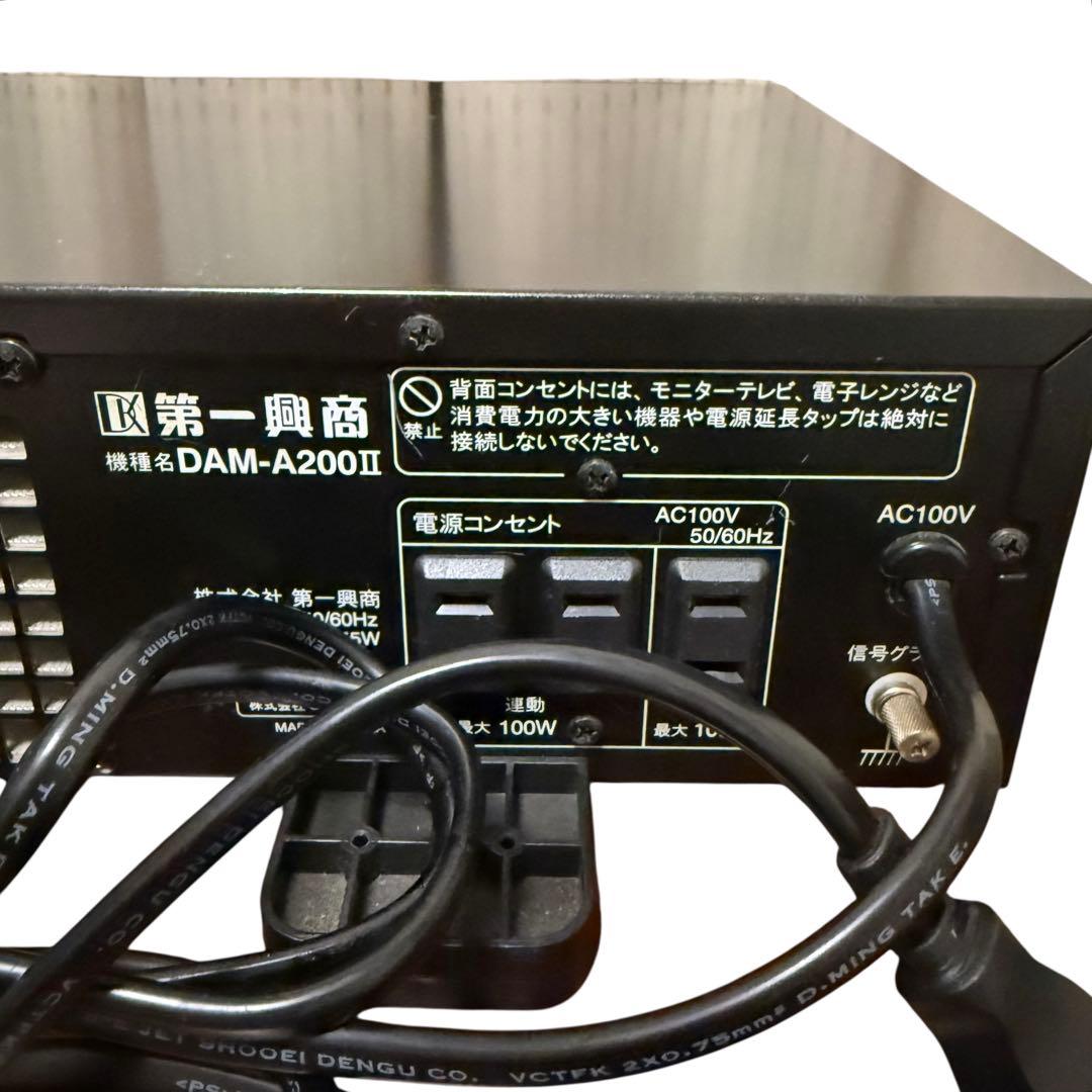【美品！】第一興商 DAM パワーアンプ DAM-A200II
