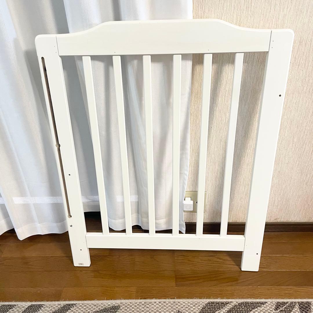 【美品】KATOJI ベビーベッド タチベッド ハイタイプ ホワイト