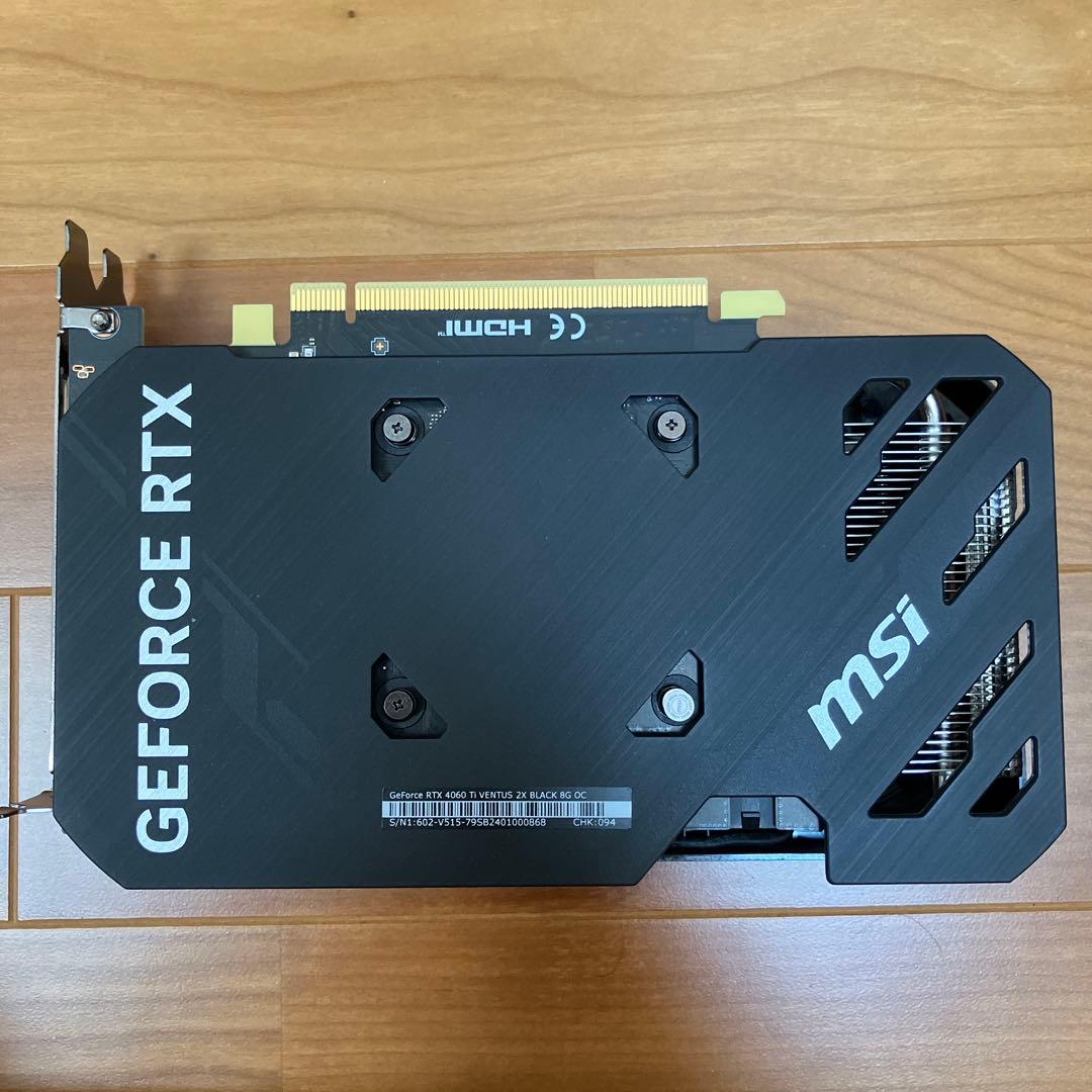 【magritte】MSI GeForce RTX 4060 Ti