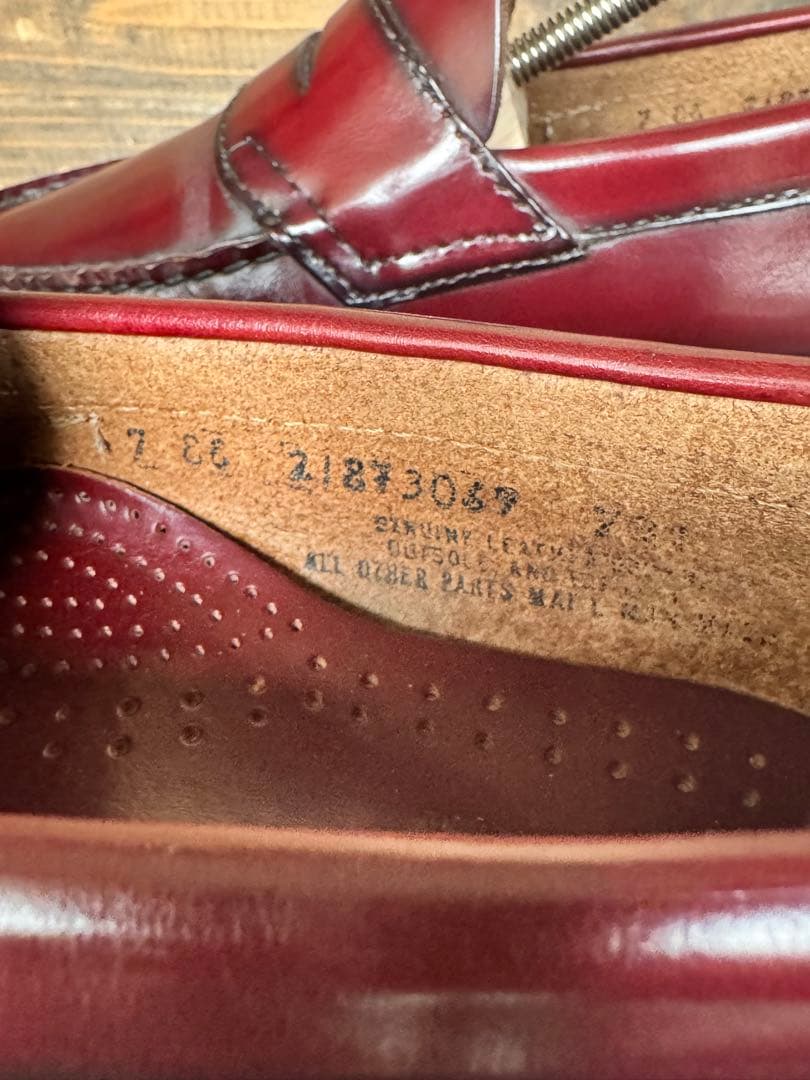 【MADE IN USA】G.H.BASS LOGAN US7 25cm