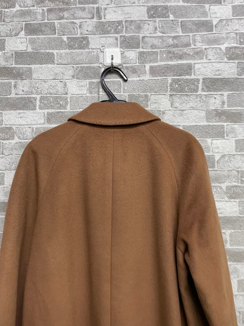 美品　BURBERRY カシミヤ　ブラウンウールコート　冬コーデ