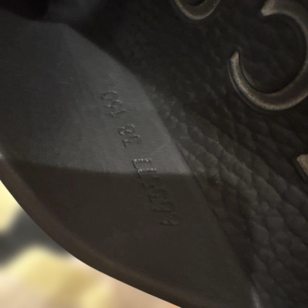 GUCCI ラバーシューズ　BLK 38