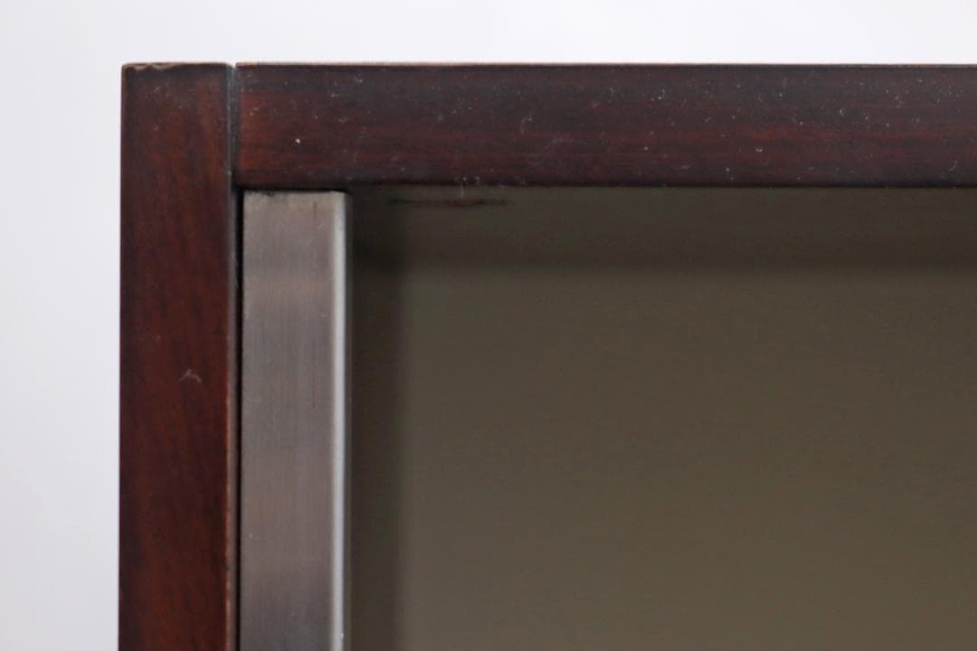 ヴィンテージ ローズウッド シェルフ 本棚 キャビネット 飾り棚 食器棚 1