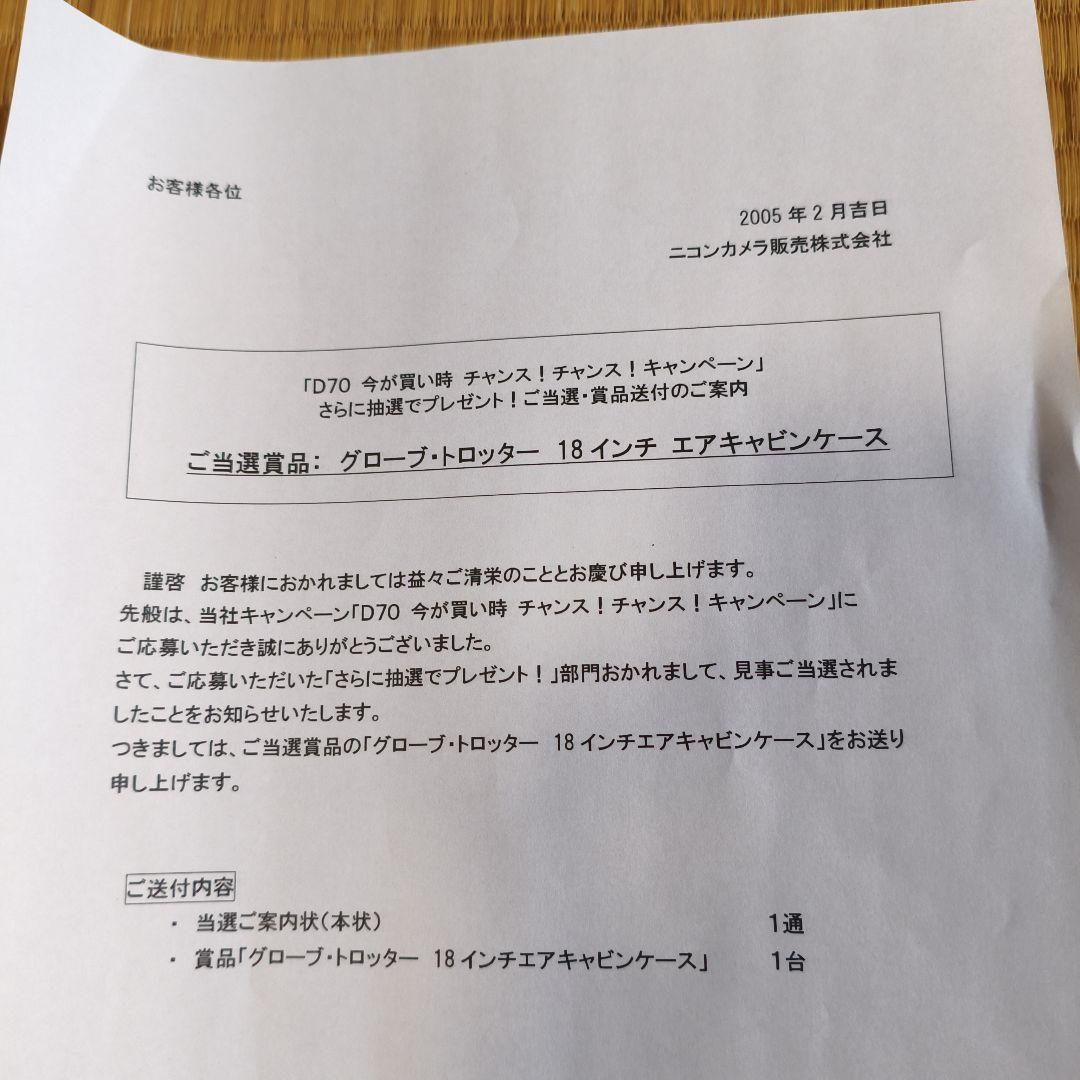 【未使用】【非売品】Globe-Trotter 18インチ エアキャビンケース