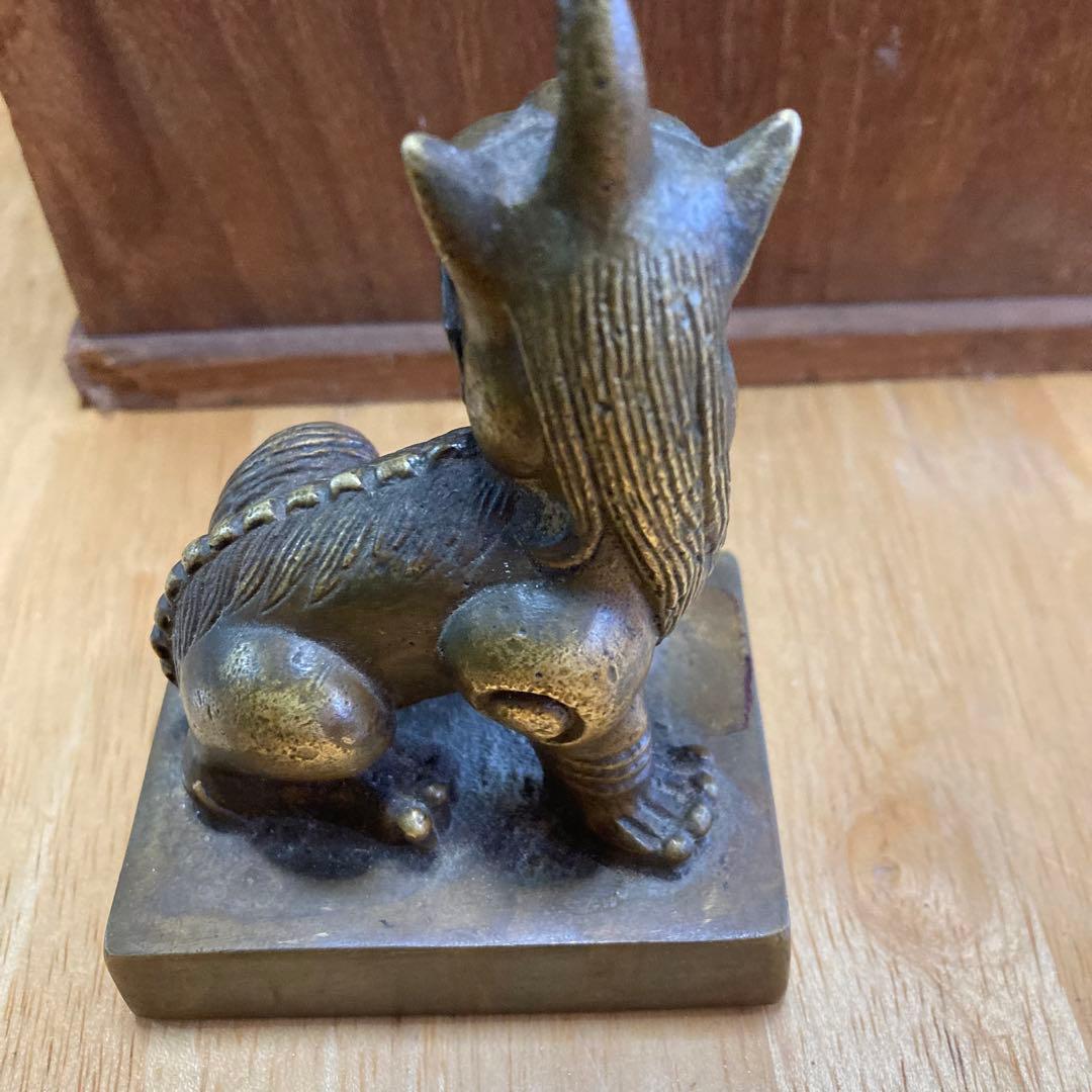 銅印　金属工芸　獅子印