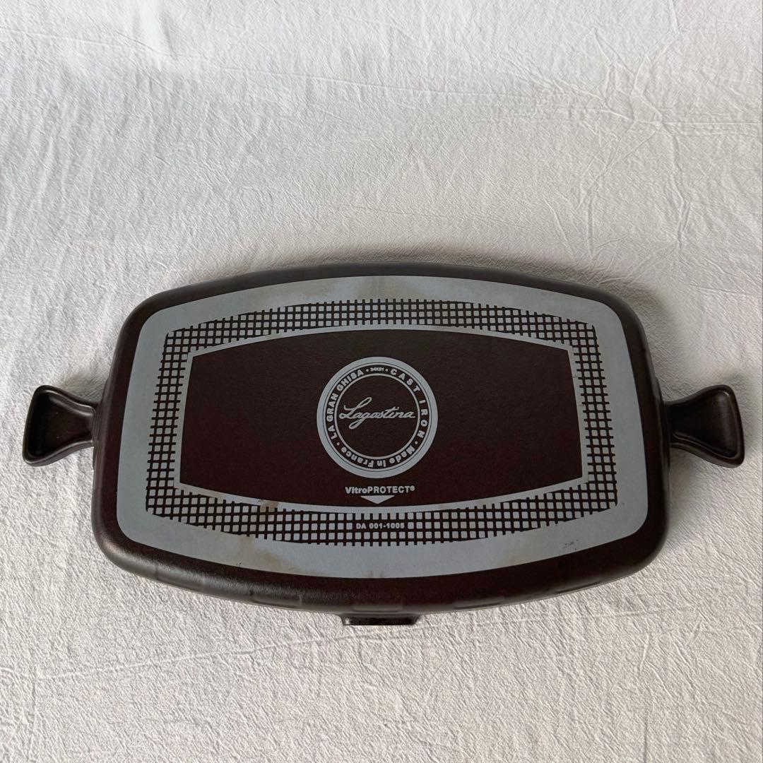 LAGOSTINA 鋳鉄グリルパン 長方形