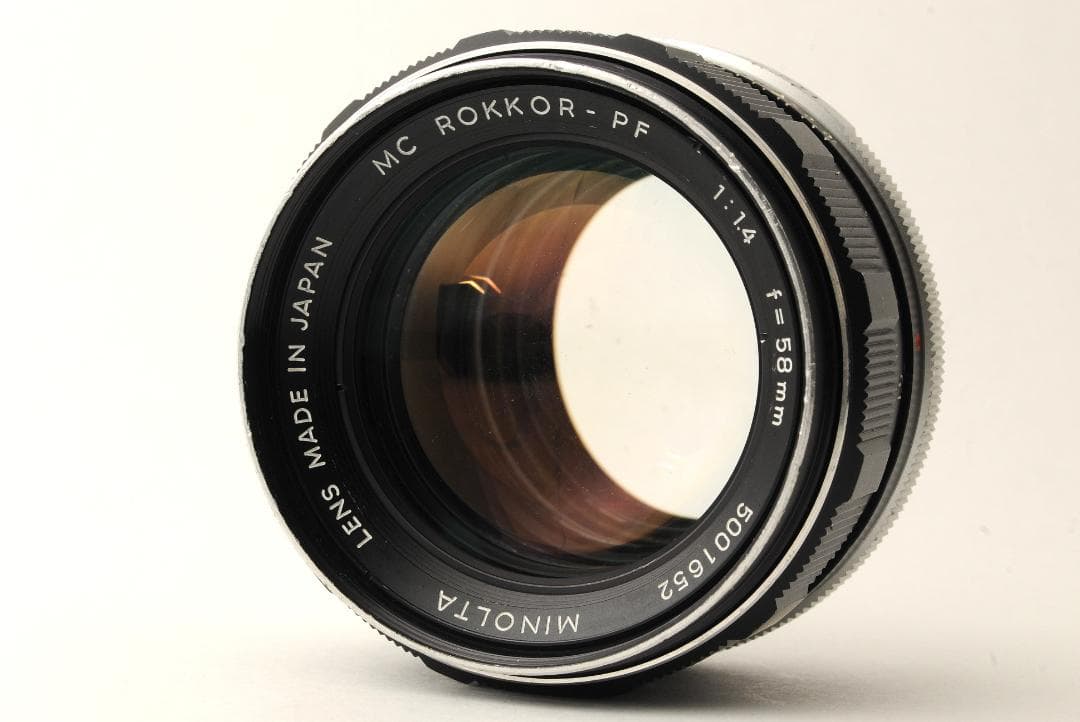 ミノルタ SR101 ブラック MC ROKKOR-PF 58mm F/1.4