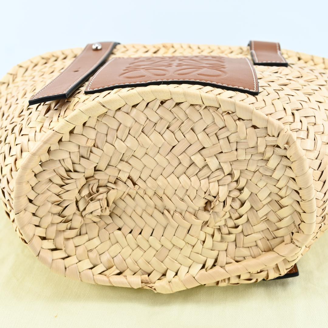 新品未使用品　LOEWE 　ロエベ　ラフィア　かごバッグ　バッグ　スモール