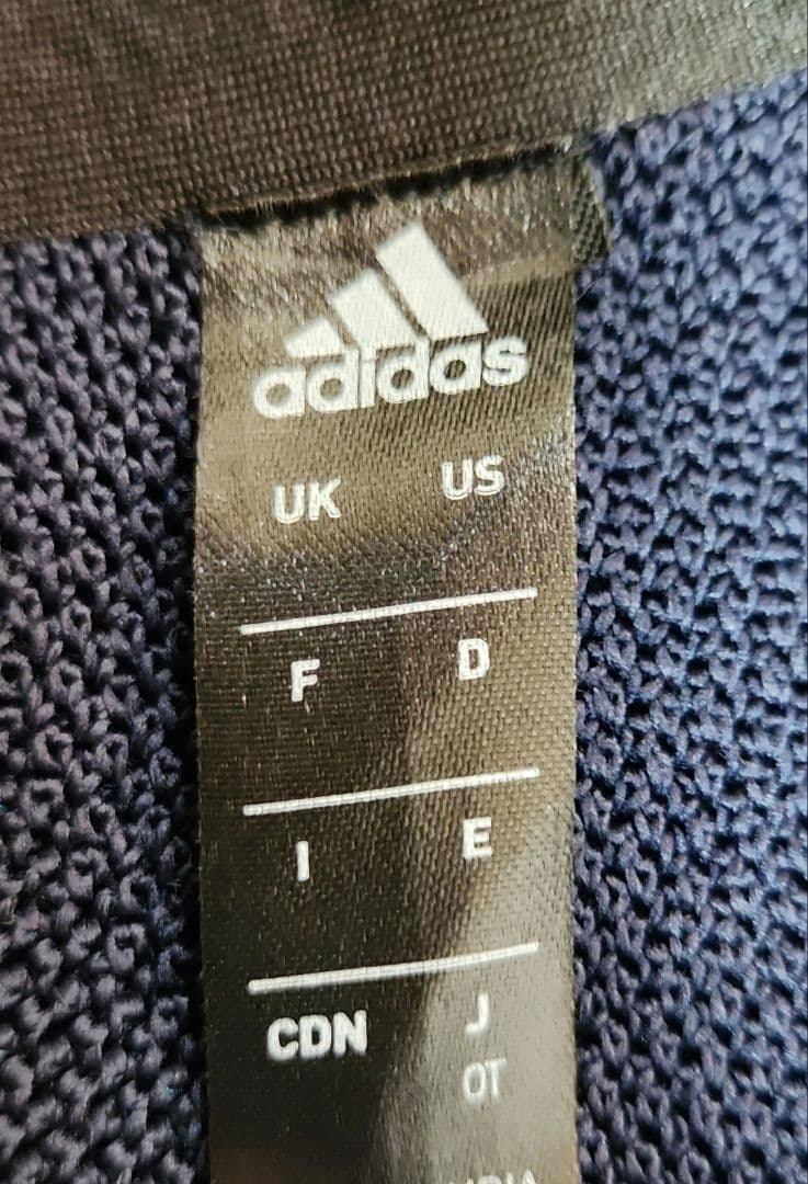 adidas フード付きジャケットネイビー ジュージ上下レディース