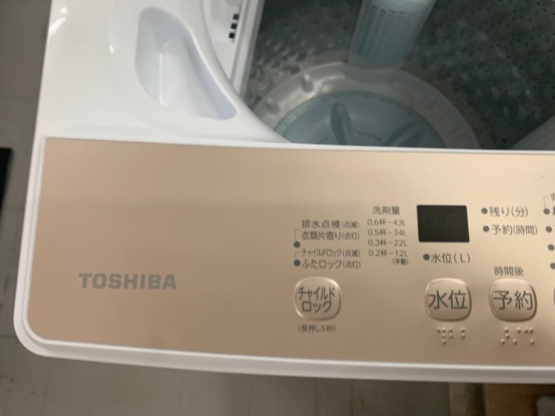 東芝 TOSHIBA 全自動洗濯機 4.5kg AW-45GA4 大阪配送限定