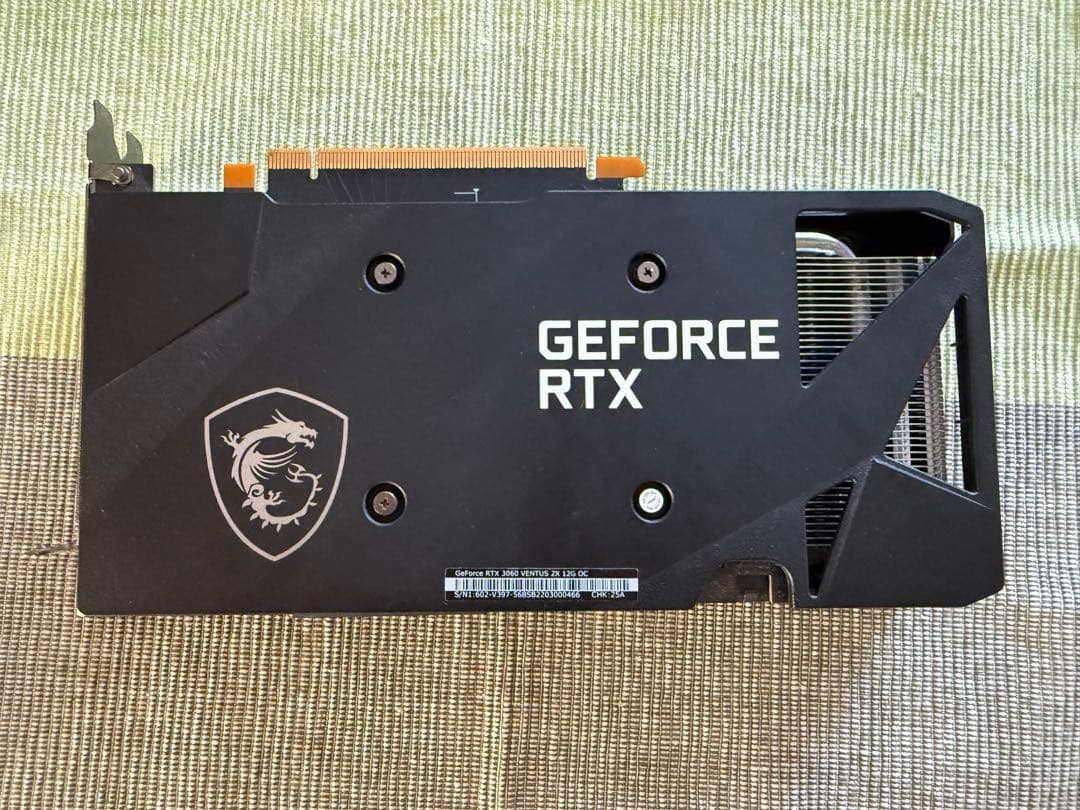 MSI GeForce RTX 3060 Ventus 2xグラフィックボード