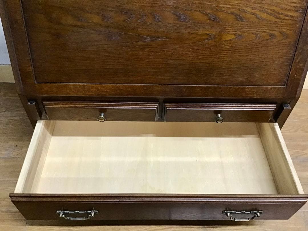 管988☆越後民芸☆和モダン☆ライティングビューロー☆文机☆