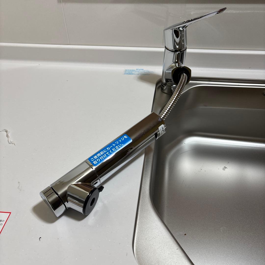 ステンレス製クロムメッキ浄水器