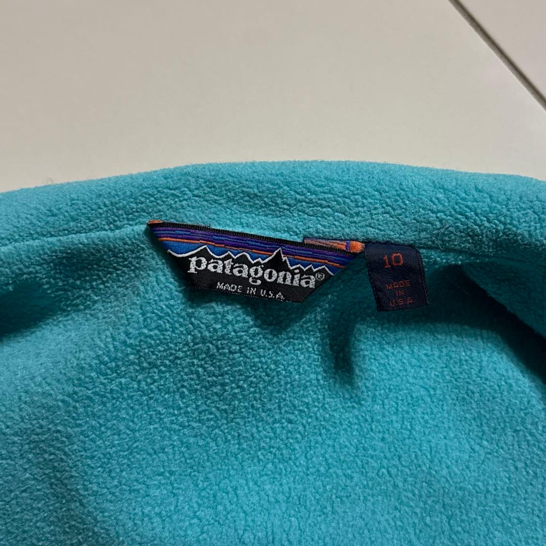 80's Patagonia シェルドシンチラ ブラック サイズ10(M相当)