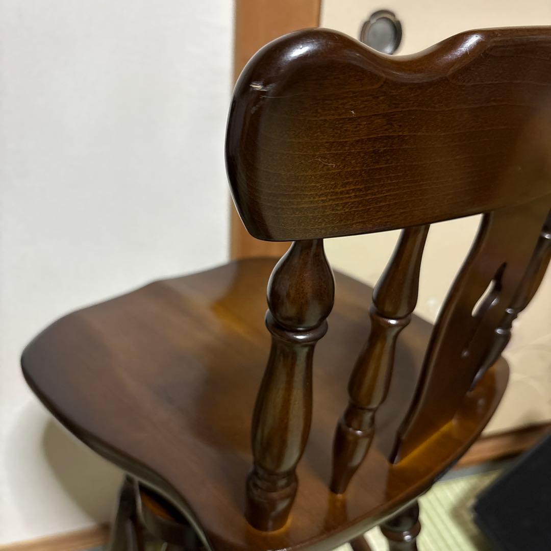 カリモク　カウンター　チェア　回転式　KARIMOKU オールド　椅子　2脚