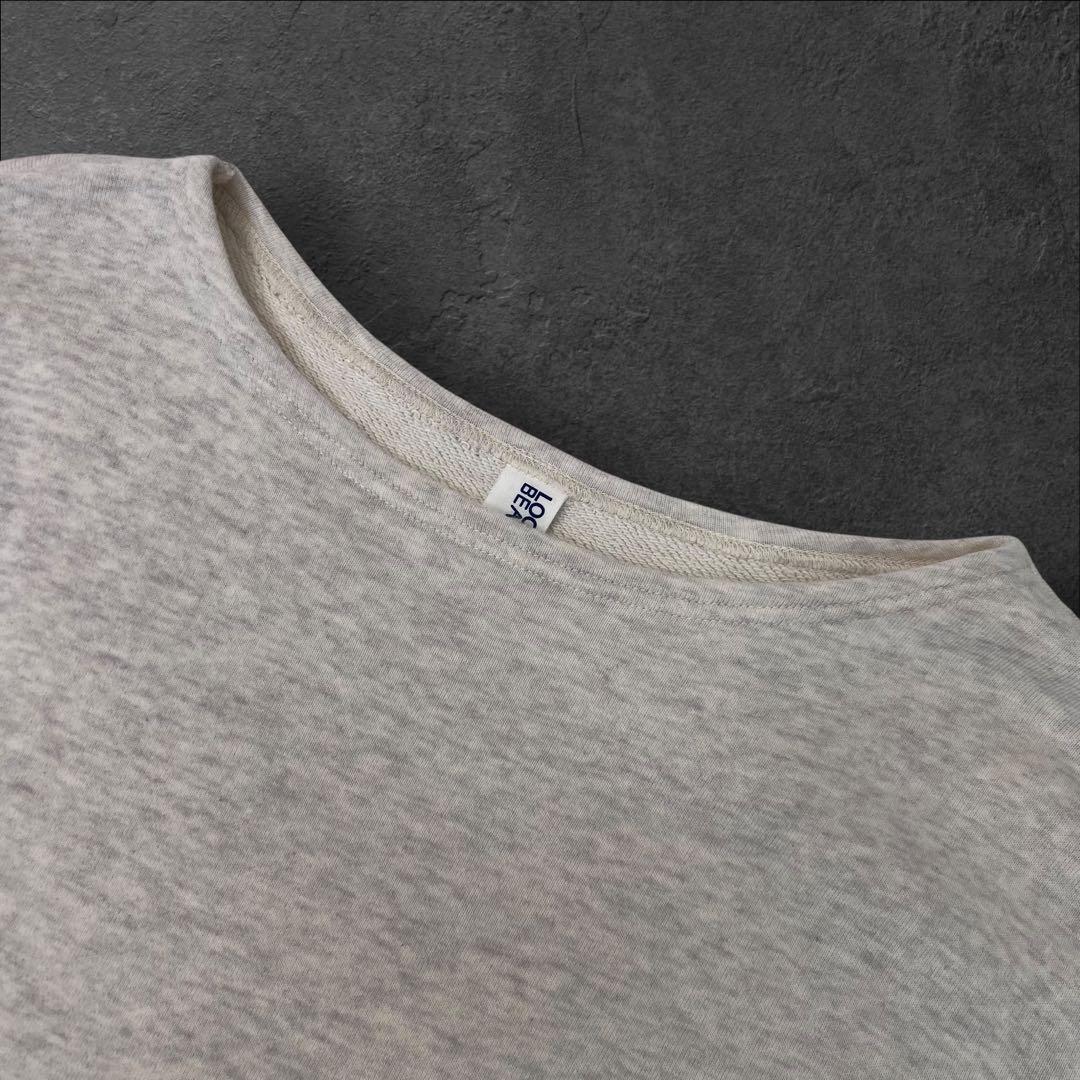 新品同様 Loopwheeler×BEAMS+ 厚手 バスクシャツ サイズL