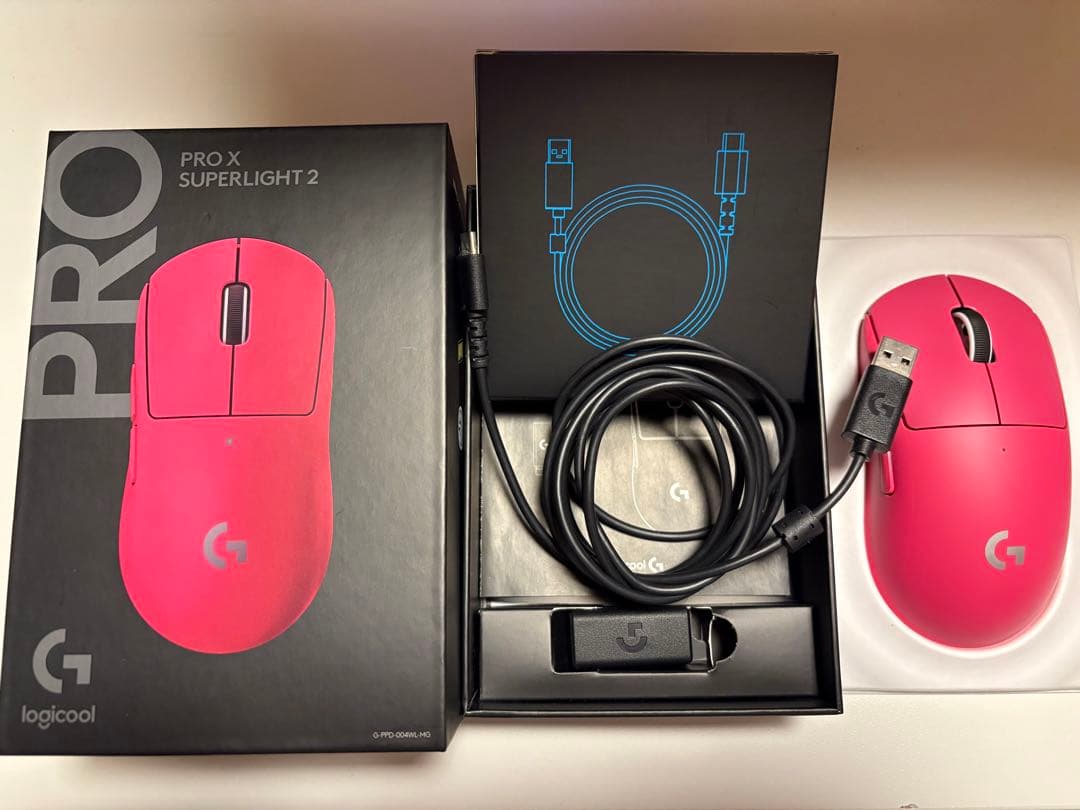 Logicool PRO X SUPERLIGHT2 マゼンタ