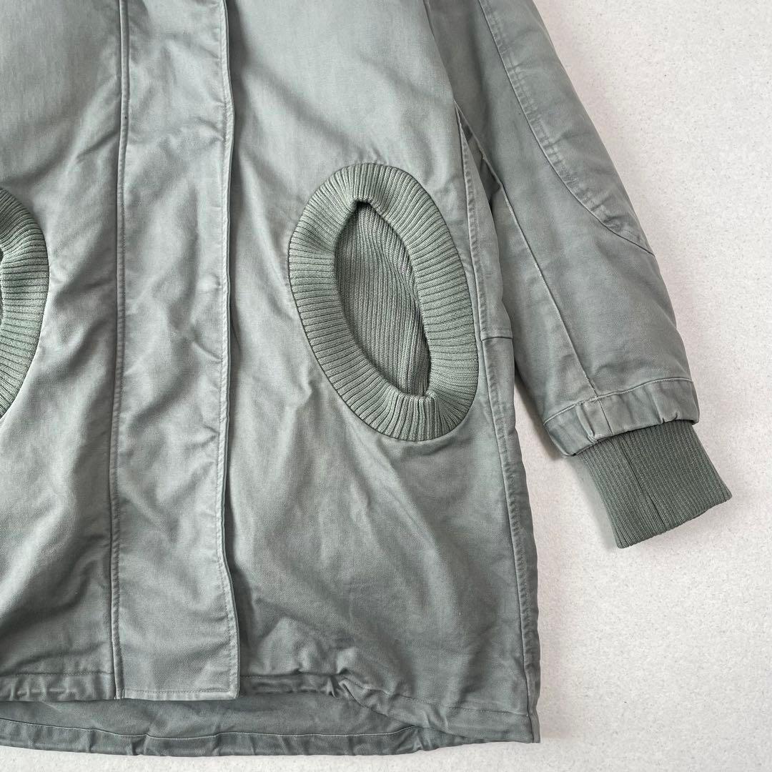 ツモリチサト 中綿キルティングライナー付き モッズコート