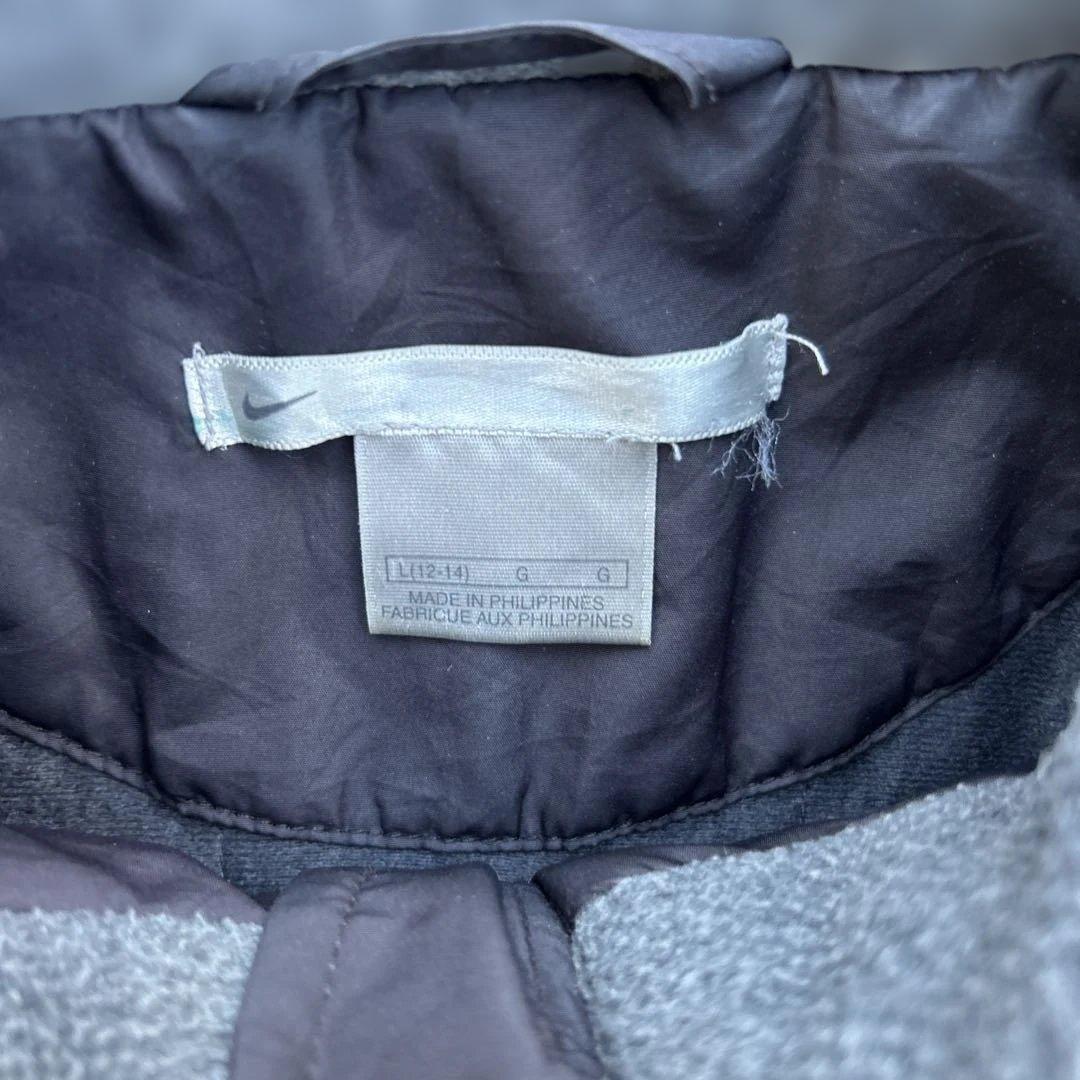 ソリッド Wファスナー 海外規格 NIKE 中綿ジャケット 2001年製