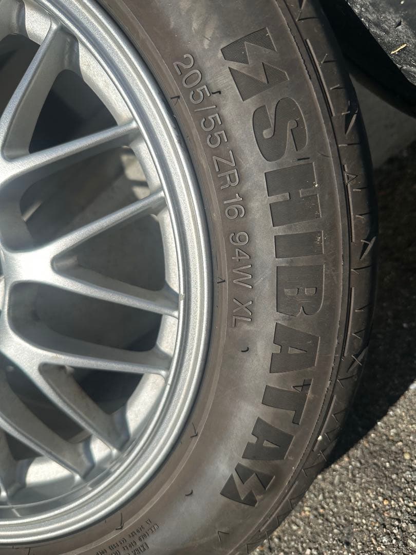 BBSホイール　RG365 16インチ　シバタイヤ