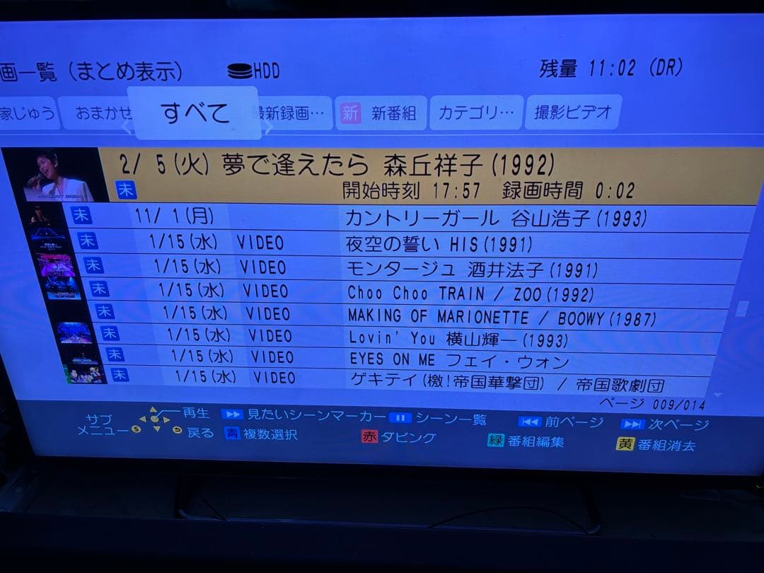 【完動品】DMR-BX2030 2TB パナソニック 全自動DIGAレコーダー