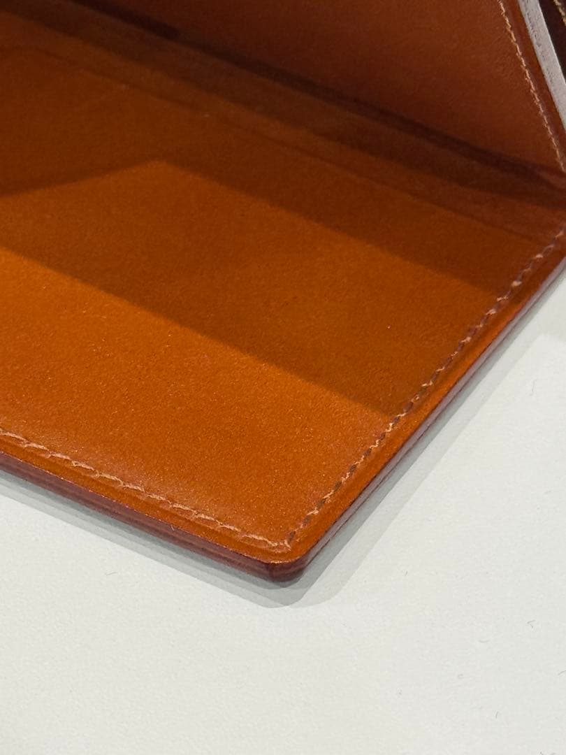 u*6様 土屋鞄　コードバン　名刺入れ　ネイビー