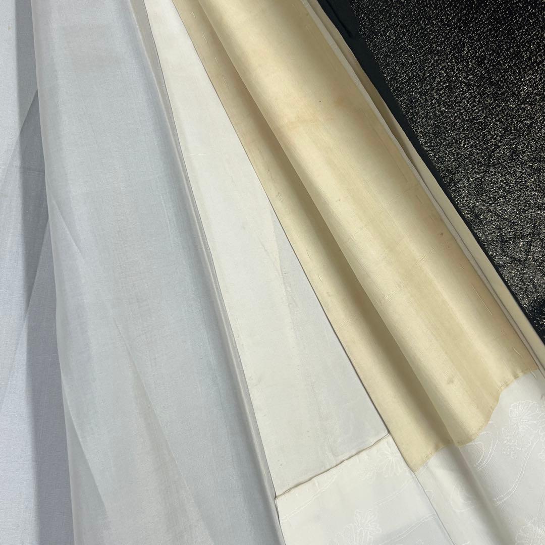 アンティーク着物　五つ紋入り　お召