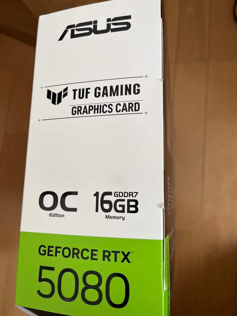 グラフィックボード・グラボ・ビデオカード ASUS TUF GAMING GEFORCE RTX 5080 OC 16GB