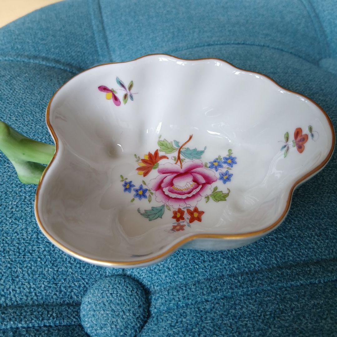 ヘレンドオープンシュガー花柄陶器 菓子入れ 3個セット