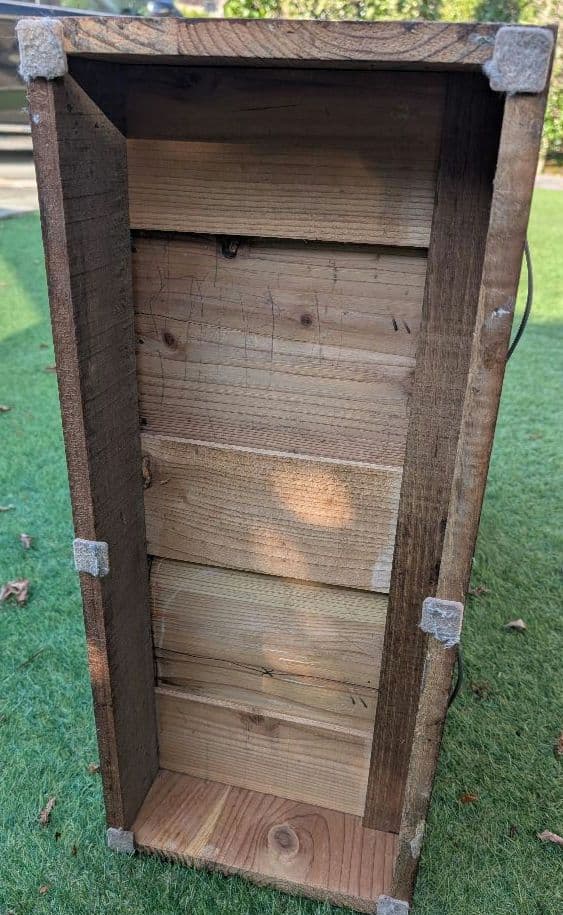 エ*ス様 昭和レトロ　アンティーク木製キャビネット ガラス扉付き　戸棚