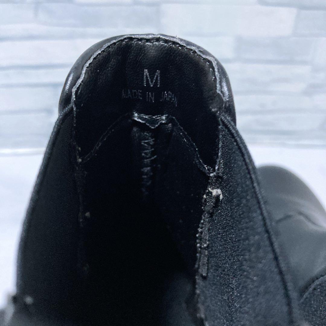 新品 RAKUNA 整体サイドゴアブーツ M ショートブーツ 外反母趾 黒