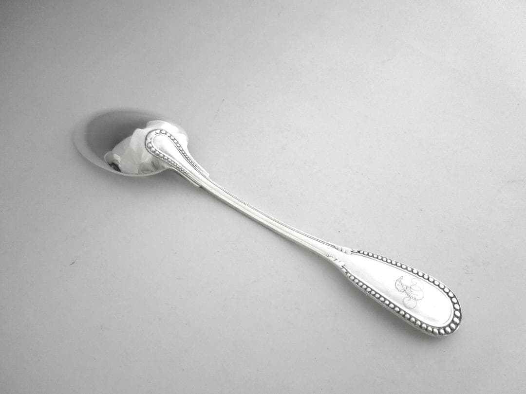 ERCUIS　スターリングシルバーティースプーン　エルキューイ　純銀