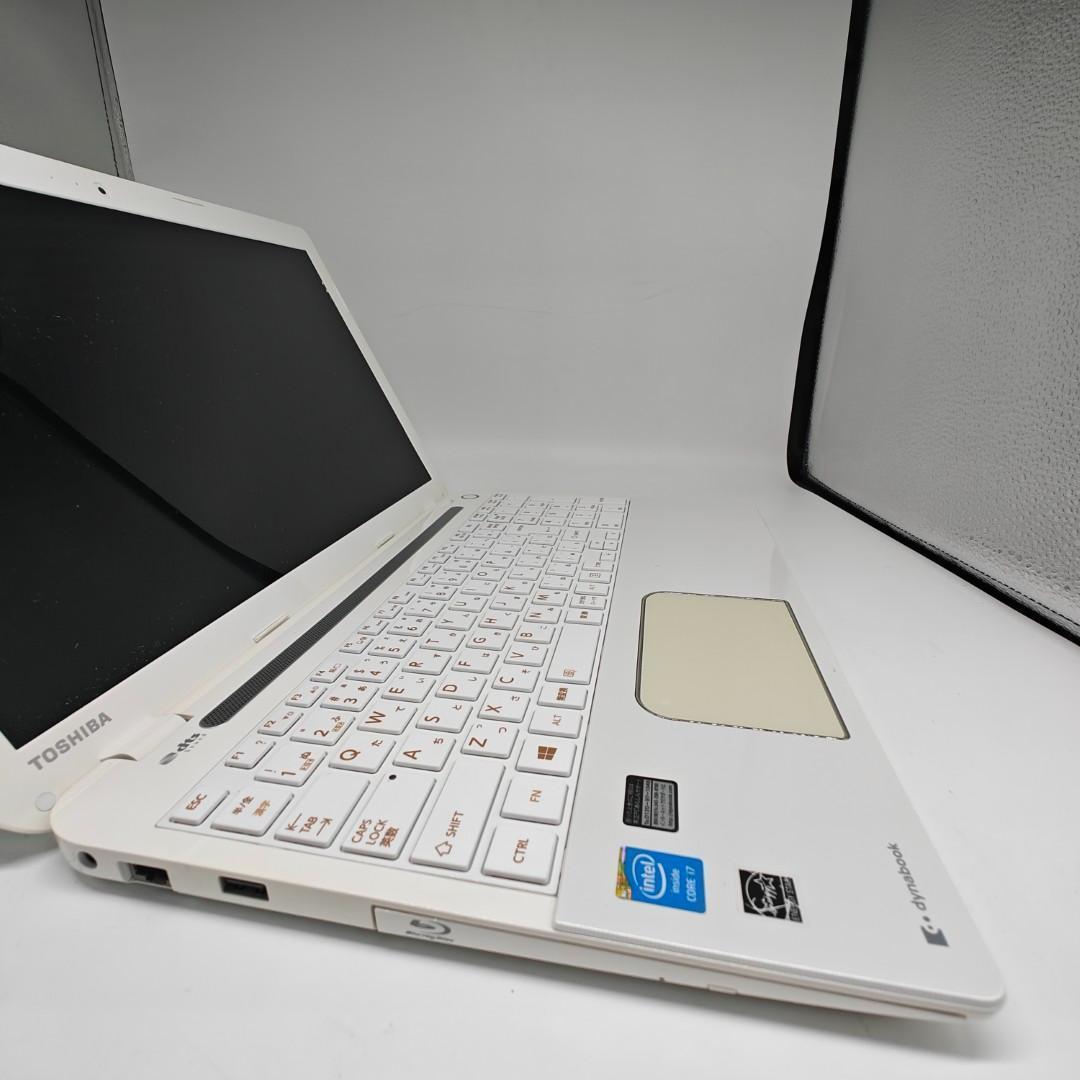 【東芝】T553 高速i7 SSD512GB 16GB ホワイト ノートPC