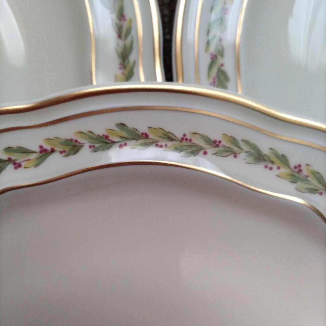 【美品】リモージュ　ベルナルド　B&C　シュブルーズ　ディナー皿　５枚セット