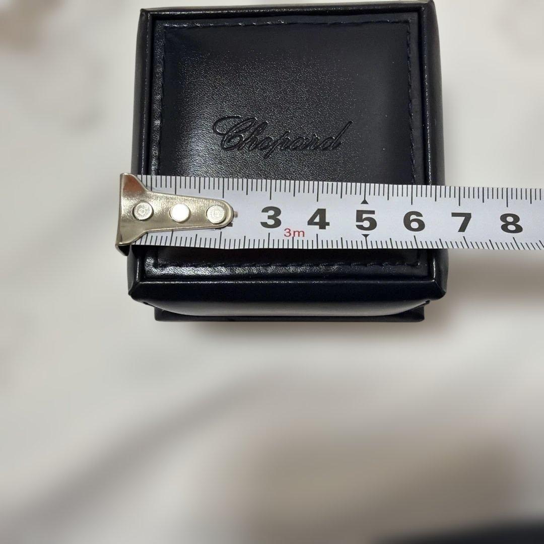 ヴァンクリーフ緑スエードバンド 時計ケース ショパール指輪と時計ケース空き箱