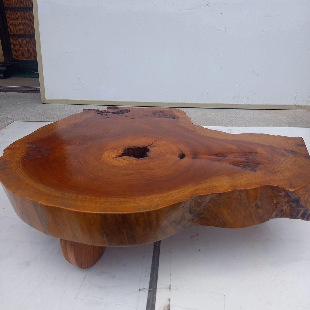 天然木　座卓一枚板座卓