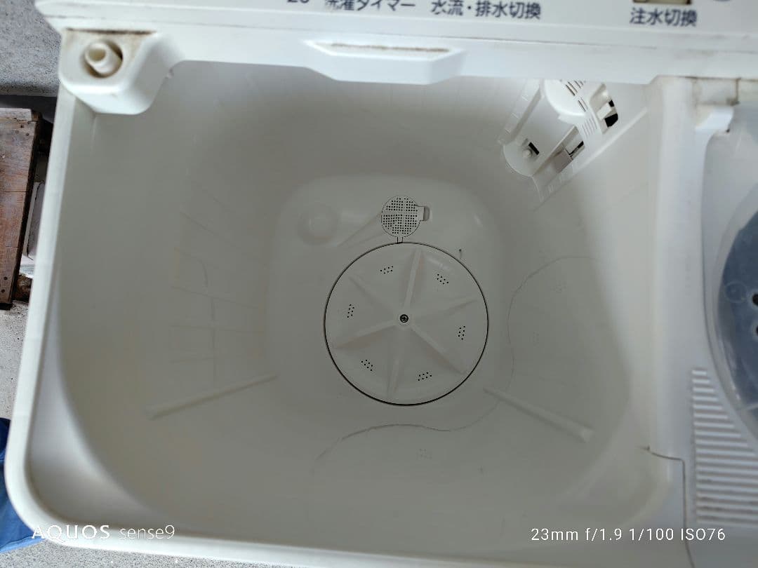 2槽式洗濯機　アクアAQW-N450　 2016年