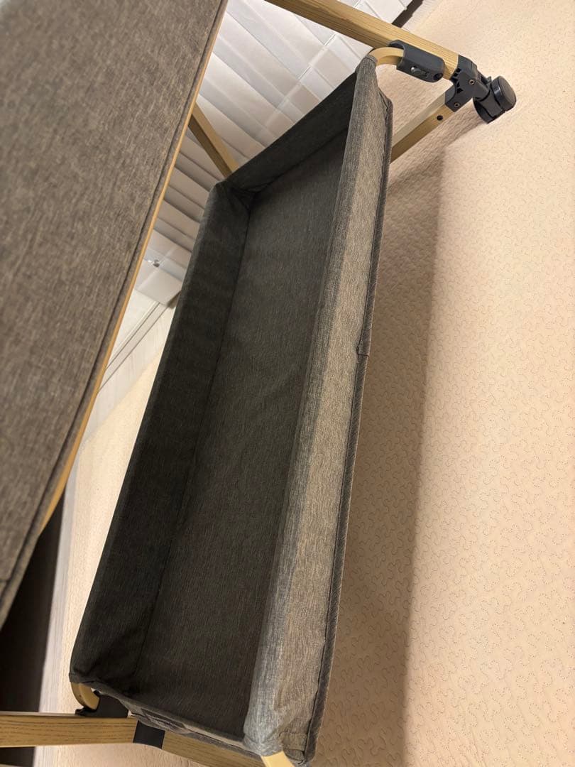 ベビーベッド グレー playkids Maydolly