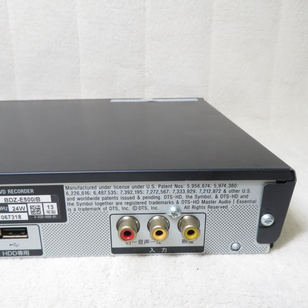 動作良好　SONY BDZ-E500 Blu-ray　レコーダー