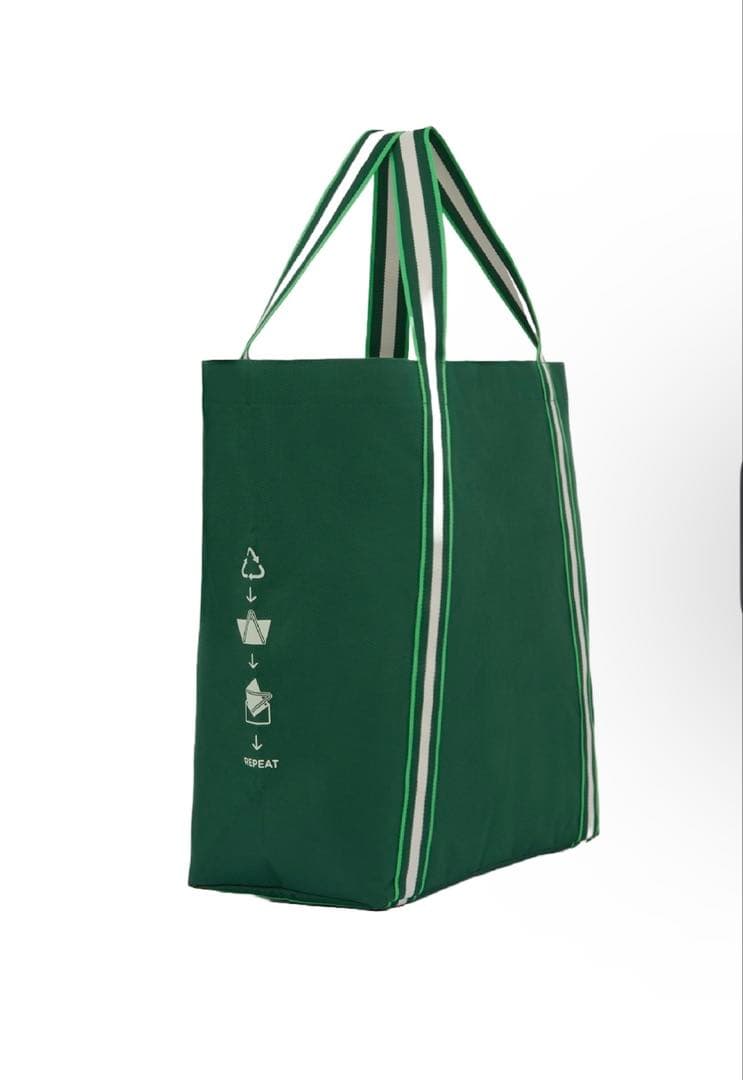THE UNIVERSAL BAG グリーンエコバッグ 3枚
