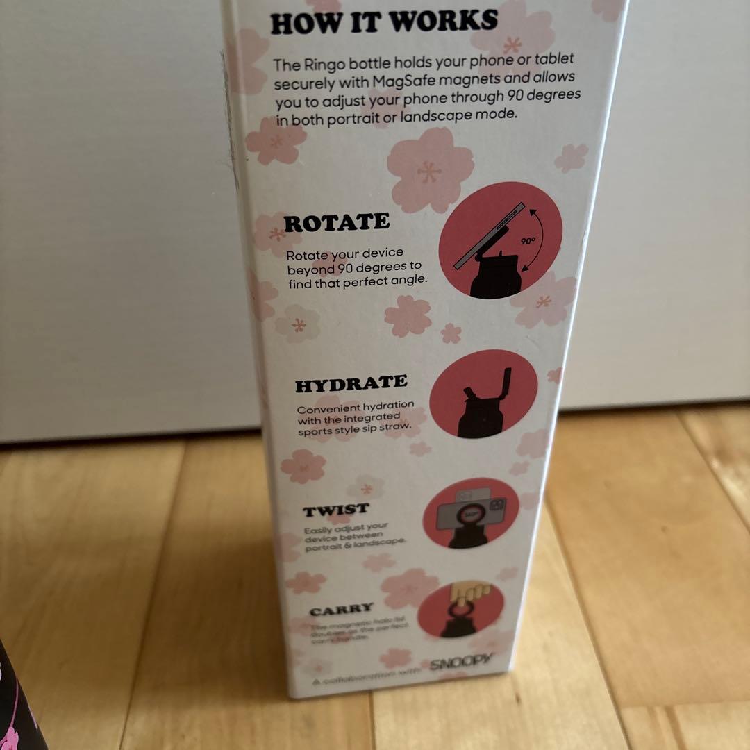 RINGO スヌーピー 水筒 桜柄