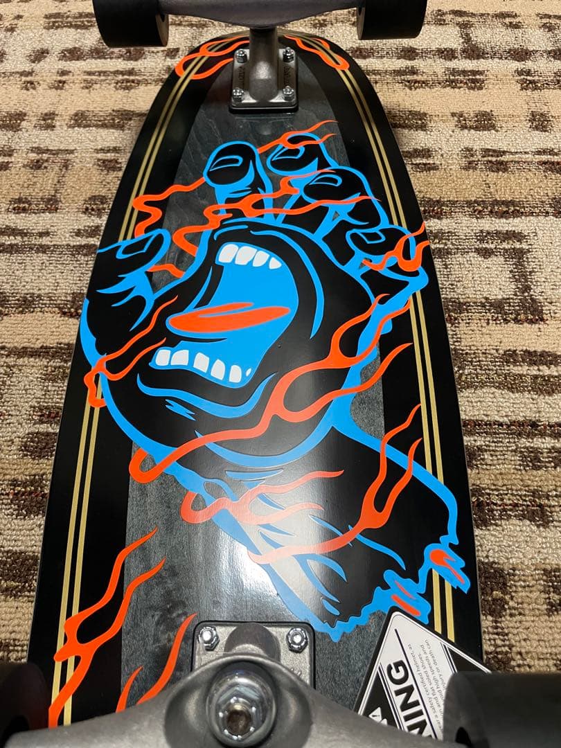 サンタクルーズ インフェルノ ハンドシャーク 9.85×31.5 サーフスケート